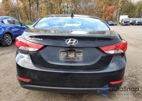 2016 Hyundai Elantra Se from USA, damaged, VIN KMHDH4AE3GU591211